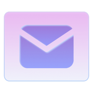 Symbol der E-Mail-Adresse für den Kundendienst von Blick Fondanz zur Unterstützung